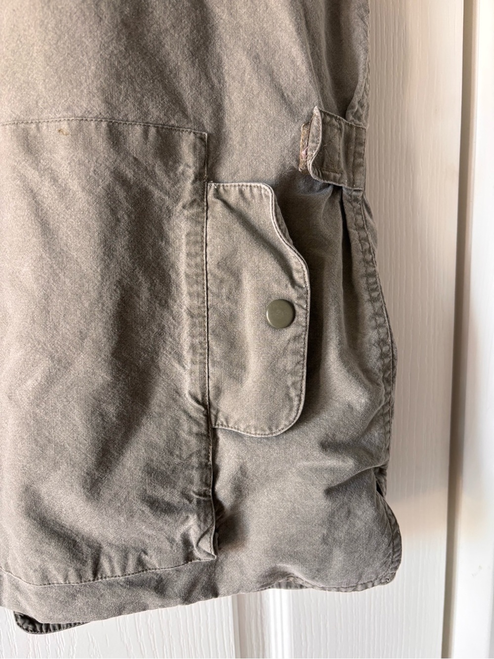 Vintage Banana Republic Safari Vest khaki mens size medium - Picture 5 of 7
